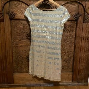 White House black market sequin dress